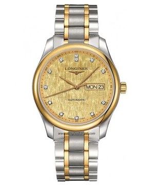LONGINES MASTER COLLECTION DAYDATE DIAMOND GOLD18K L2755538